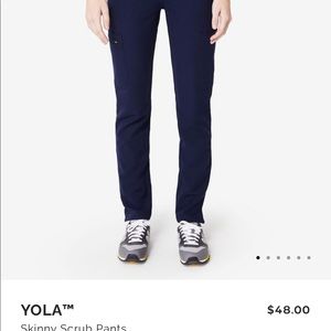 Figs YOLA™ Skinny Scrub Pants Navy XXS